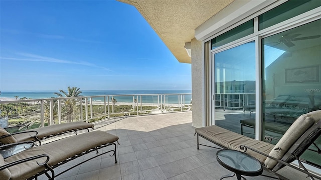 2185 Gulf Of Mexico Dr Unit 243, Longboat Key, FL 34228 - balcony featuring view of water and beach