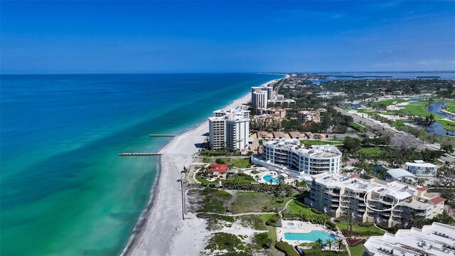 2185 Gulf Of Mexico Dr Unit 243, Longboat Key, FL 34228 - bird's eye view of expansive beach