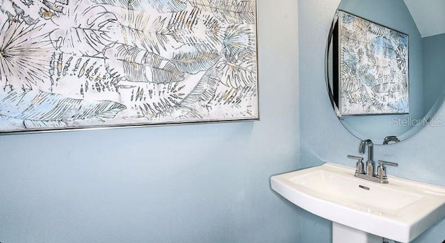 bathroom with a sink