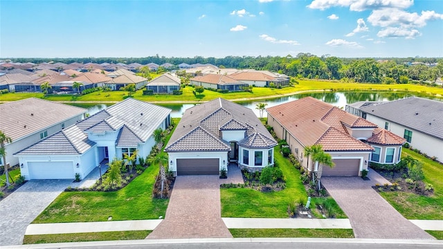 6203 Grandview Hill Ct, Bradenton, FL 34203 - aerial view of residential area with a nearby body of water