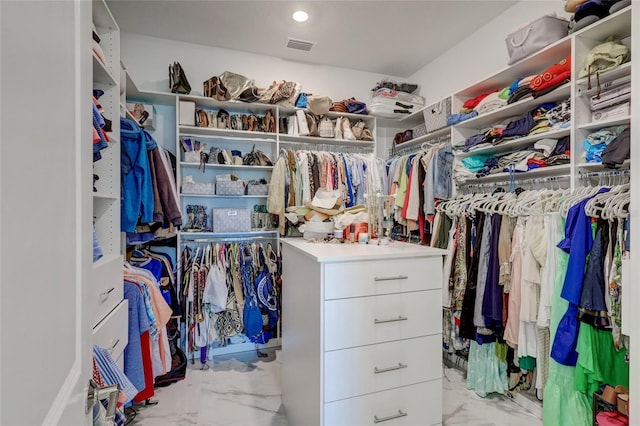 6203 Grandview Hill Ct, Bradenton, FL 34203 - spacious closet with marble finish flooring