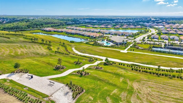 6203 Grandview Hill Ct, Bradenton, FL 34203 - aerial perspective of suburban area featuring a nearby body of water
