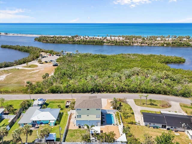 4717 Lemon Bay Dr, Venice, FL 34293 - bird's eye view with a water view
