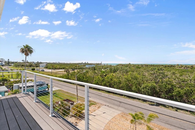 4717 Lemon Bay Dr, Venice, FL 34293 - deck featuring a water view