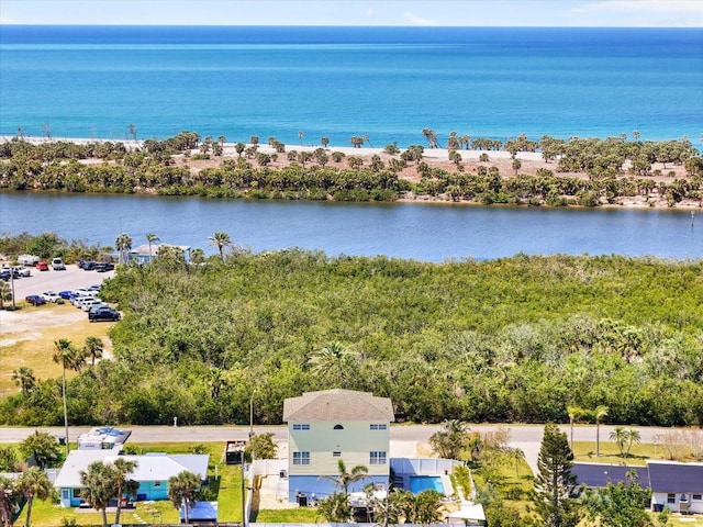 4717 Lemon Bay Dr, Venice, FL 34293 - aerial view featuring a water view