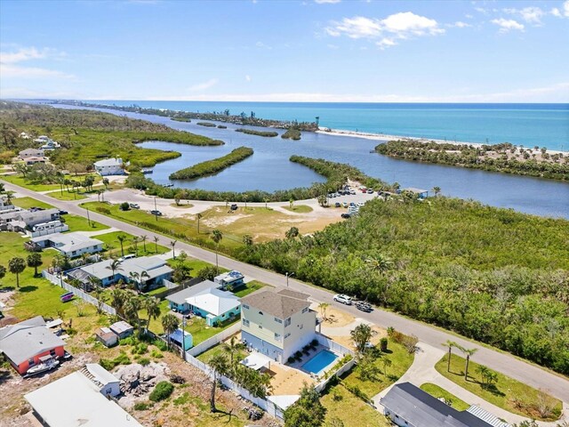 4717 Lemon Bay Dr, Venice, FL 34293 - aerial view featuring a water view