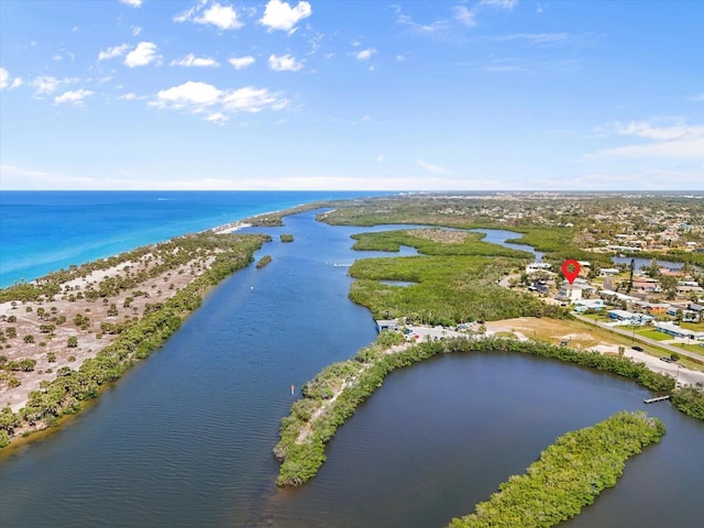 4717 Lemon Bay Dr, Venice, FL 34293 - aerial view featuring a water view