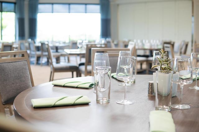 view of dining space