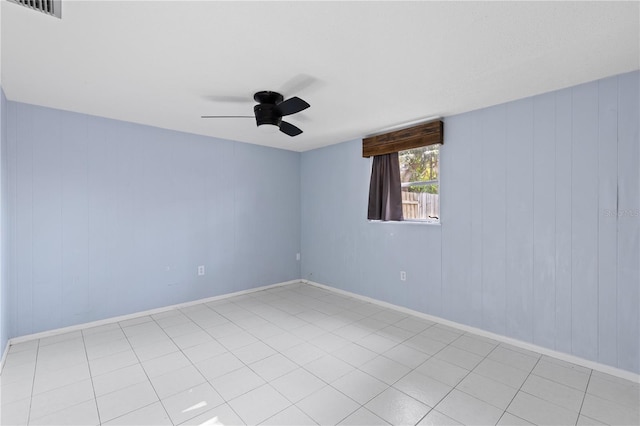 1802 Robinhood St, Sarasota, FL 34231 - unfurnished room featuring baseboards, ceiling fan, and visible vents