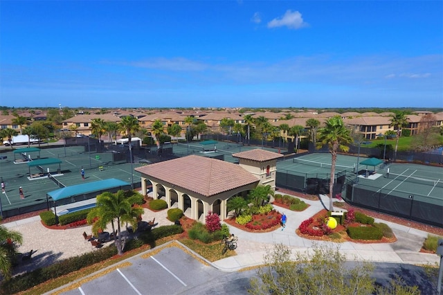 bird's eye view featuring a residential view