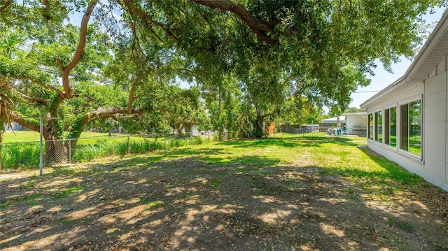 6529 Seagate Ave, Sarasota, FL 34231 - view of fenced backyard