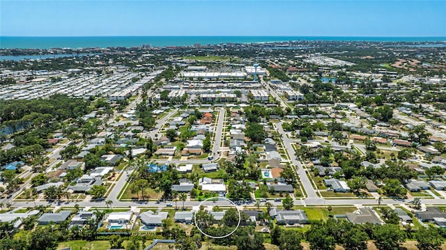 6529 Seagate Ave, Sarasota, FL 34231 - aerial view of property's location featuring a nearby body of water and nearby suburban area