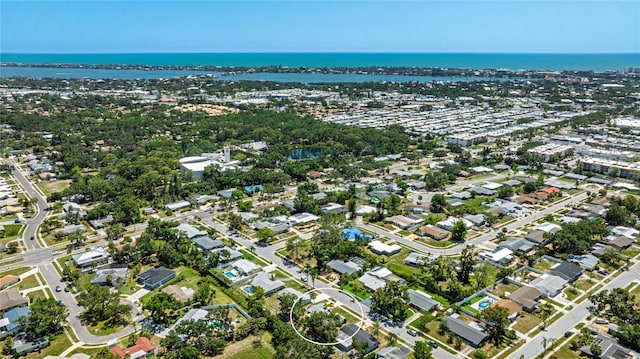 6529 Seagate Ave, Sarasota, FL 34231 - aerial view of property's location featuring a nearby body of water