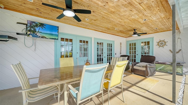3761 Countryside Rd, Sarasota, FL 34233 - sunroom with french doors