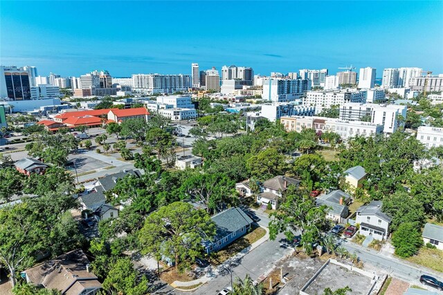 432 Adelia Ave, Sarasota, FL 34236 - birds eye view of property featuring a city view
