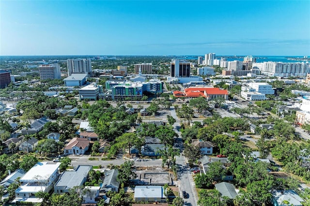 432 Adelia Ave, Sarasota, FL 34236 - birds eye view of property with a view of city