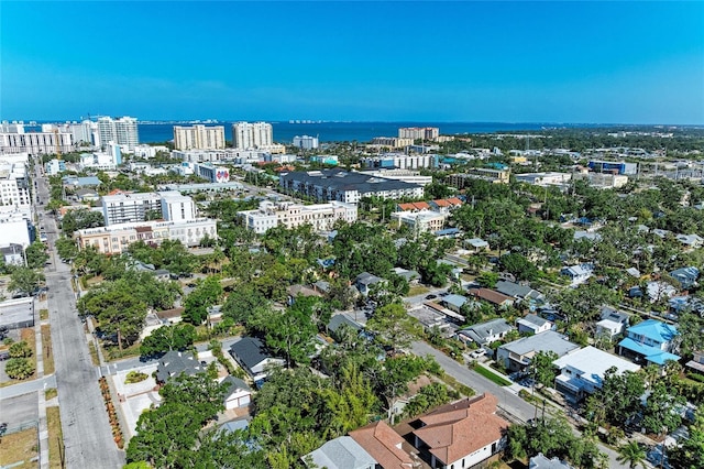 432 Adelia Ave, Sarasota, FL 34236 - bird's eye view with a view of city and a water view