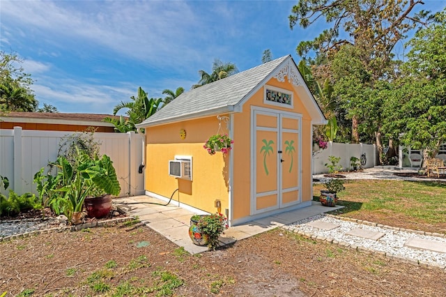 1722 Hazelwood St, Sarasota, FL 34231 - view of shed featuring a fenced backyard