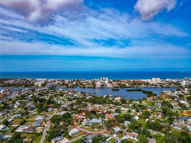 1722 Hazelwood St, Sarasota, FL 34231 - aerial view of property's location featuring a nearby body of water and nearby suburban area