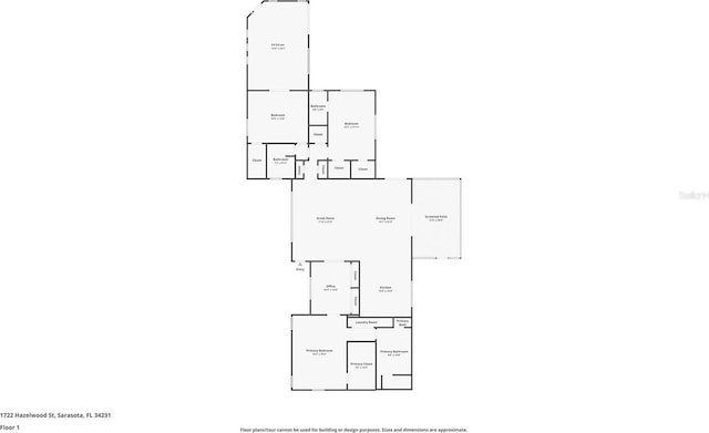 1722 Hazelwood St, Sarasota, FL 34231 - property floor plan