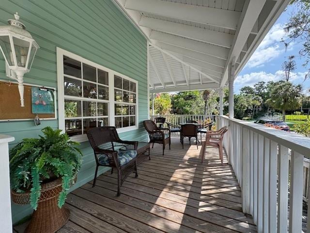 view of deck