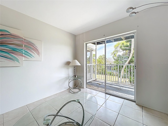 2321 Canal Dr Unit F25, Bradenton, FL 34207 - empty room with light tile patterned flooring