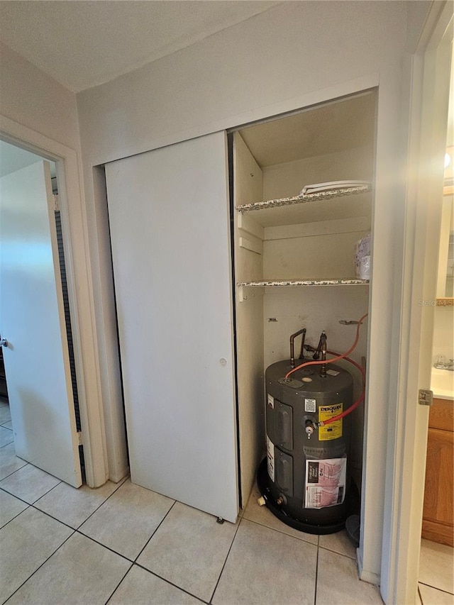 2321 Canal Dr Unit F25, Bradenton, FL 34207 - closet with electric water heater