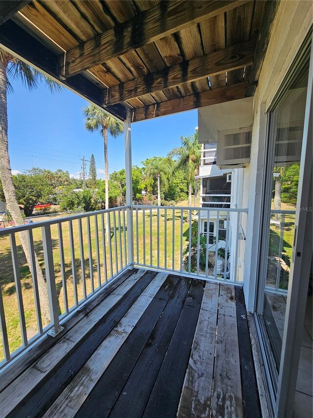 2321 Canal Dr Unit F25, Bradenton, FL 34207 - view of wooden terrace
