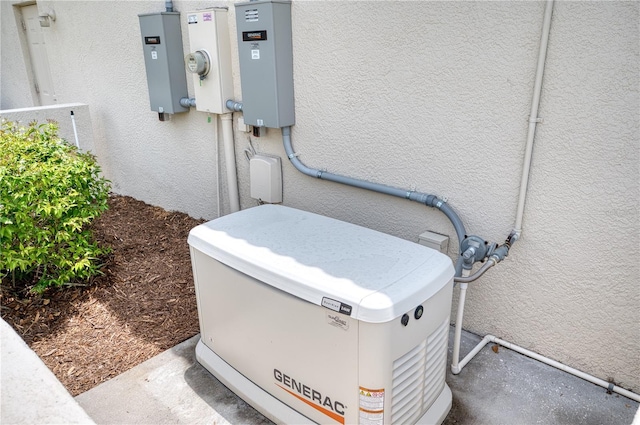 6919 Dominion Ln, Lakewood Ranch, FL 34202 - exterior view of a power unit and stucco siding