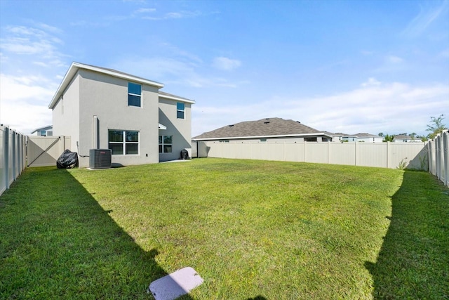 6314 Distant Haze Pl, Palmetto, FL 34221 - back of house featuring stucco siding and cooling unit