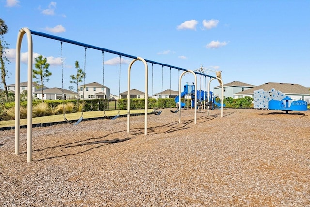 6314 Distant Haze Pl, Palmetto, FL 34221 - community playground featuring a residential view