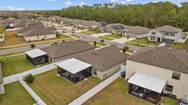 birds eye view of property featuring a residential view