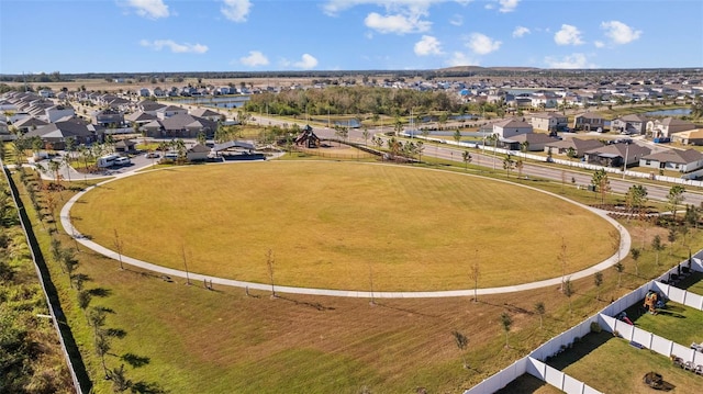 aerial view featuring a residential view