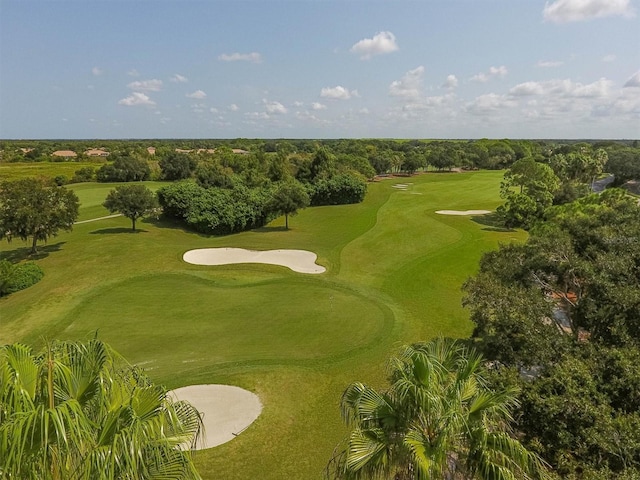 view of home's community with view of golf course