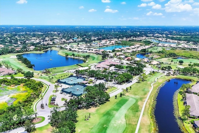 5217 Chase Oaks Dr, Sarasota, FL 34241 - aerial view of residential area with a large body of water and a golf club