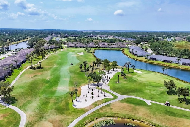 5217 Chase Oaks Dr, Sarasota, FL 34241 - aerial perspective of suburban area featuring a large body of water and a golf club