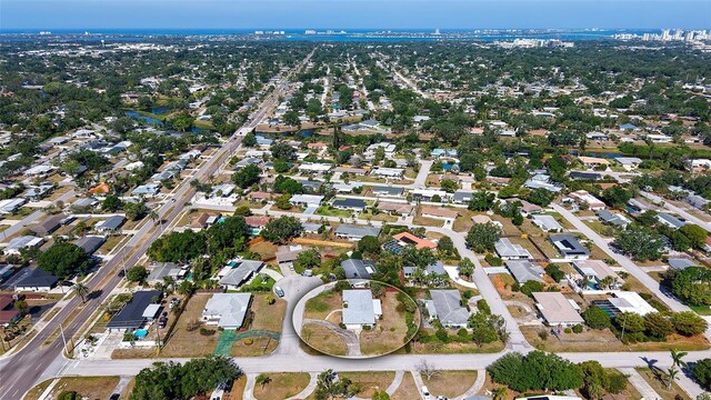 2702 Bedford Way, Sarasota, FL 34239 - bird's eye view featuring a residential view