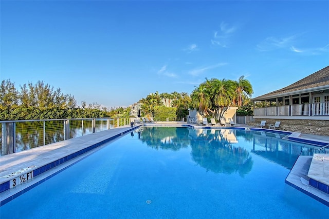 view of community pool