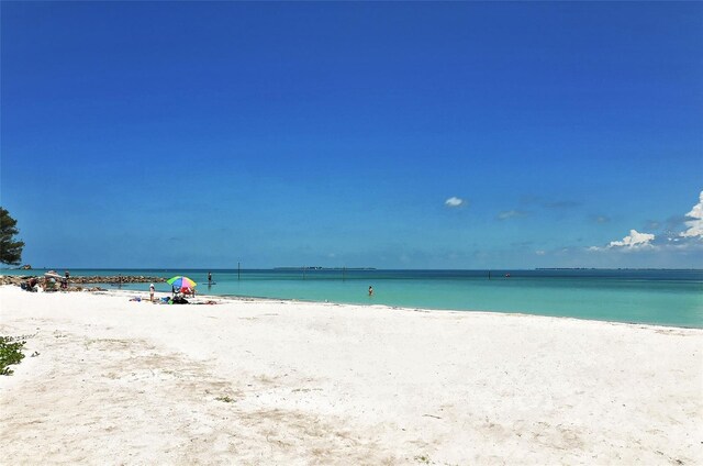 water view featuring local beach