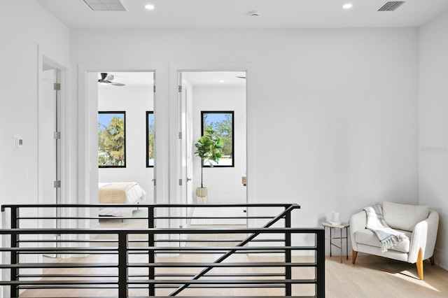 2554 Arlington St, Sarasota, FL 34239 - interior space featuring light wood finished floors, recessed lighting, and visible vents