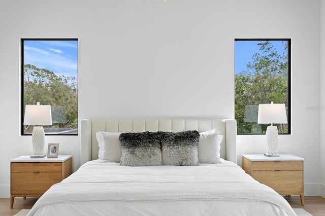 2554 Arlington St, Sarasota, FL 34239 - bedroom featuring light wood-style flooring