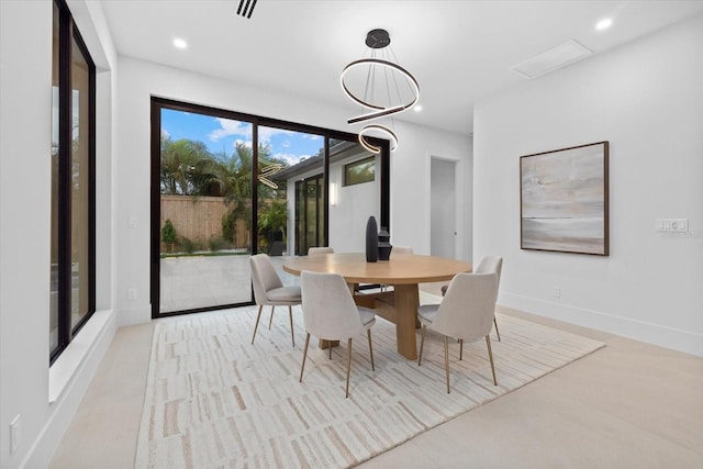 1559 Bay Rd, Sarasota, FL 34239 - dining room with recessed lighting