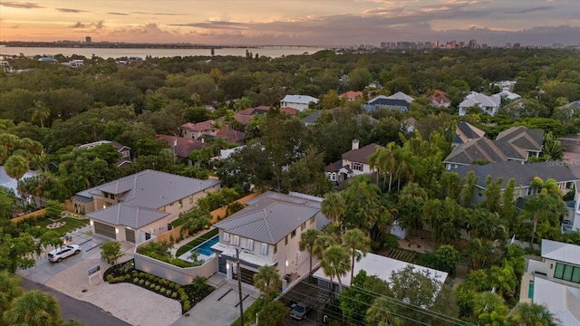 1559 Bay Rd, Sarasota, FL 34239 - aerial view featuring a residential view