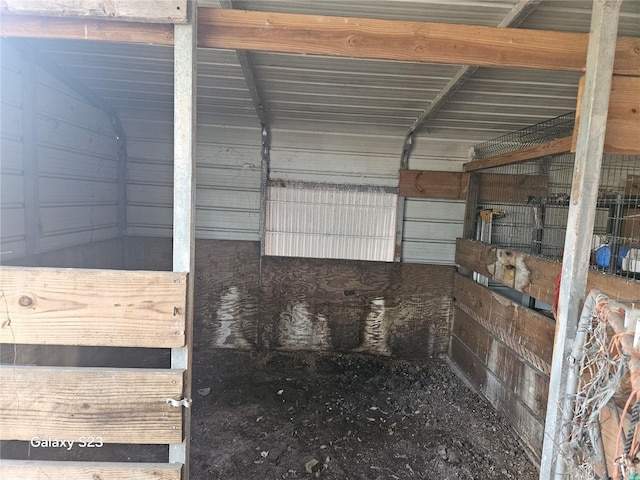 view of stable