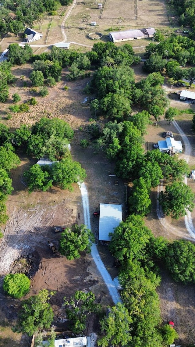 drone / aerial view featuring a rural view
