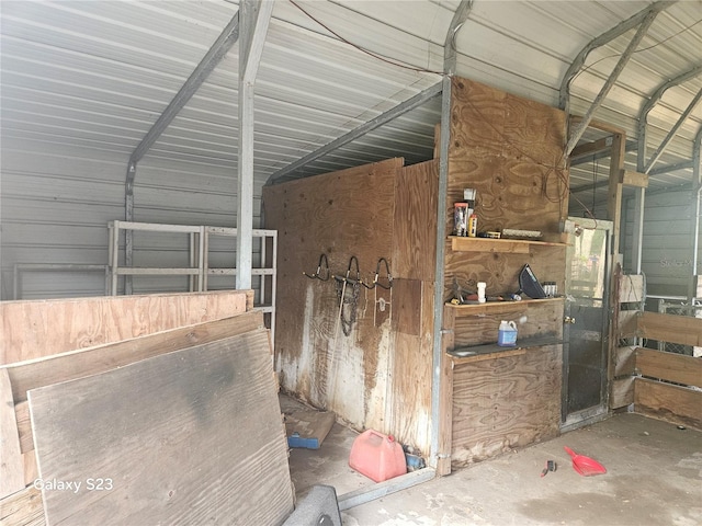 view of horse barn