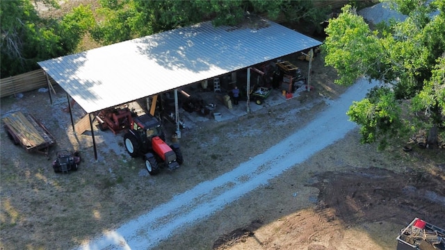 aerial view