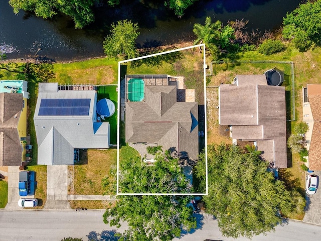 8304 Fishhawk Ave, New Port Richey, FL 34653 - bird's eye view featuring a water view