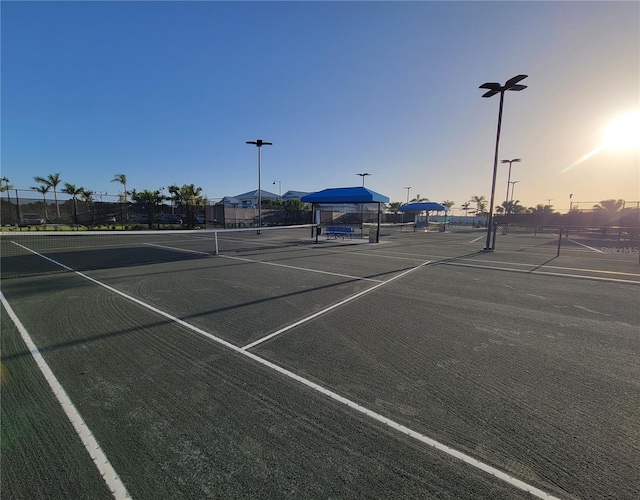 26017 Seastone Dr, Englewood, FL 34223 - view of tennis court