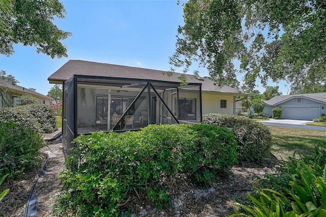 7817 Pine Trace Dr Unit 15, Sarasota, FL 34243 - exterior space with glass enclosure